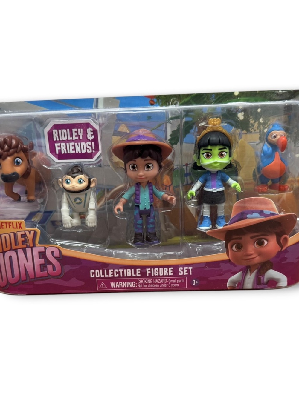 NEW Ridley Jones and Friends  Collectible Figure Set Toy - Netflix set 3+
